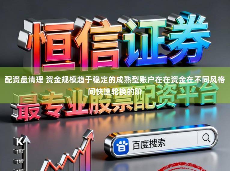 配资盘清理 资金规模趋于稳定的成熟型账户在在资金在不同风格间快速轮换的阶