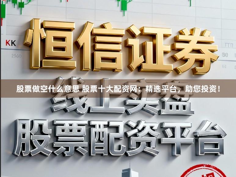 股票做空什么意思 股票十大配资网：精选平台，助您投资！